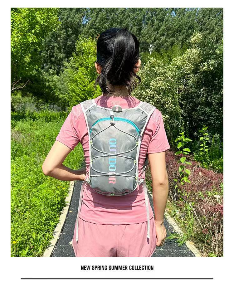 亚马逊跑步背包运动水袋骑行包马拉松登山反光安全批发反光夜跑详情1