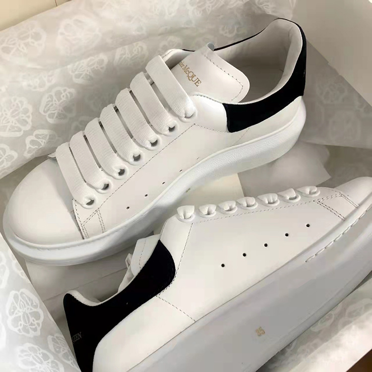 麦昆高版本小白鞋女2025新款增高厚底板鞋松糕情侣鞋百搭荧光男鞋