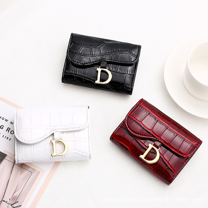 New European and American style, elegant and fashionable, crocodile-patterned high-end women's multi-slot anti-theft card swiping bag, multi-functional coin purse details Picture