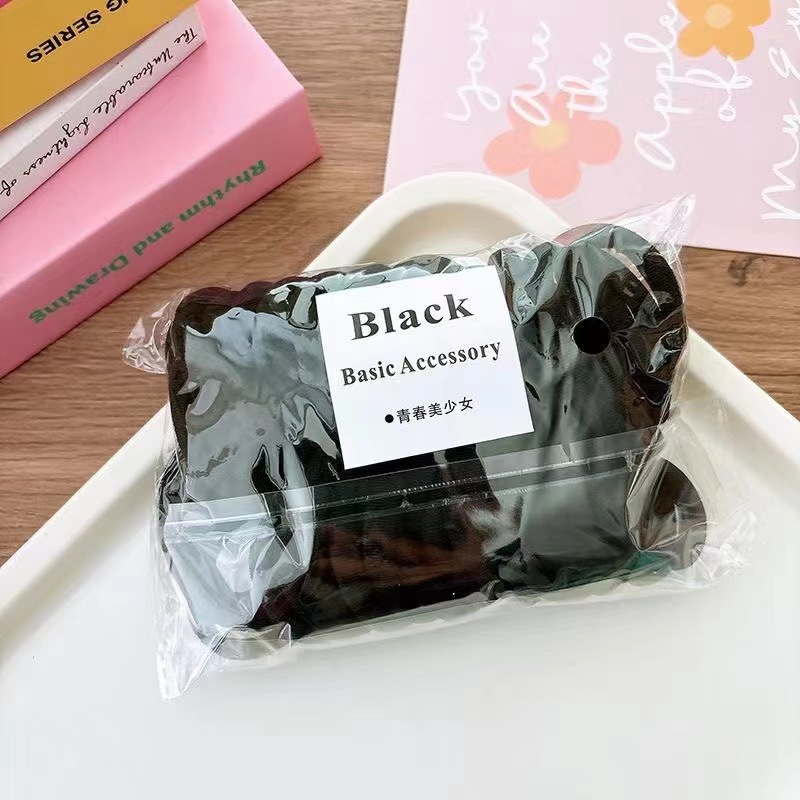 The popular hair-non-damaging hair band rubber band for women, a new Korean student style with high elasticity, 50 pieces pic 1