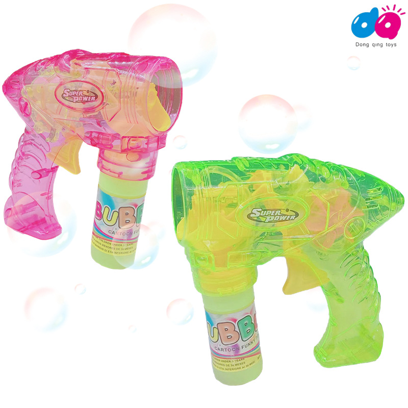 Best-Selling Cross-Border Foreign Trade Children's Toys Technology Space Bubble Gun Led Light Transparent Outdoor Water-Free Manufacturers Specification drawing