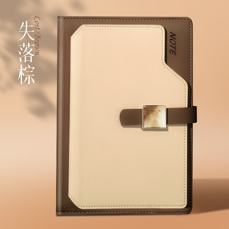 Customized business notebook gift box sets with logo printing, high-end company event souvenirs, and employee gifts details Picture
