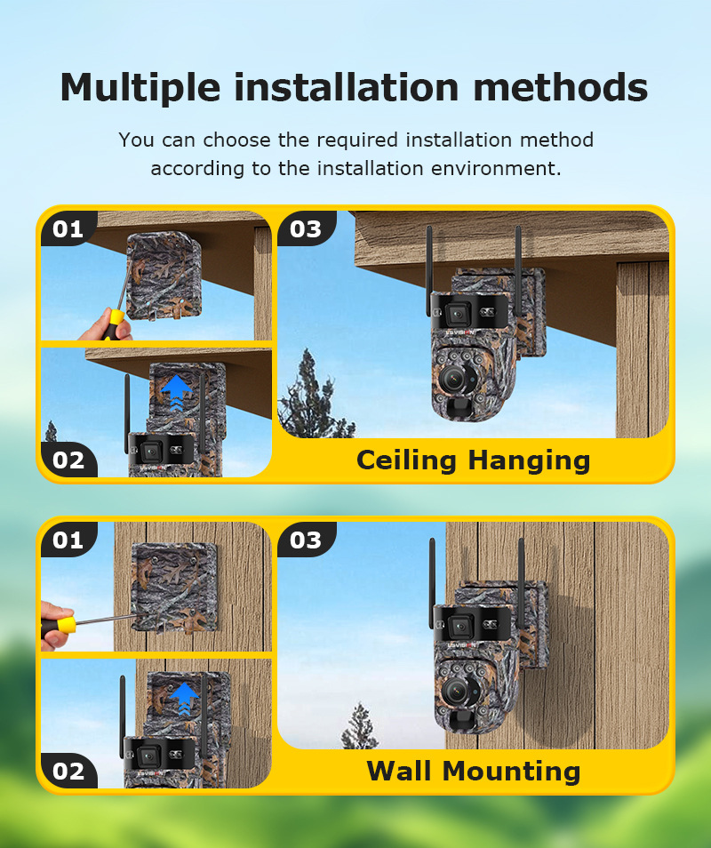 4G LTE Cellular Trail Camera Wildlife Game Camera迷彩 Ubox pic 12