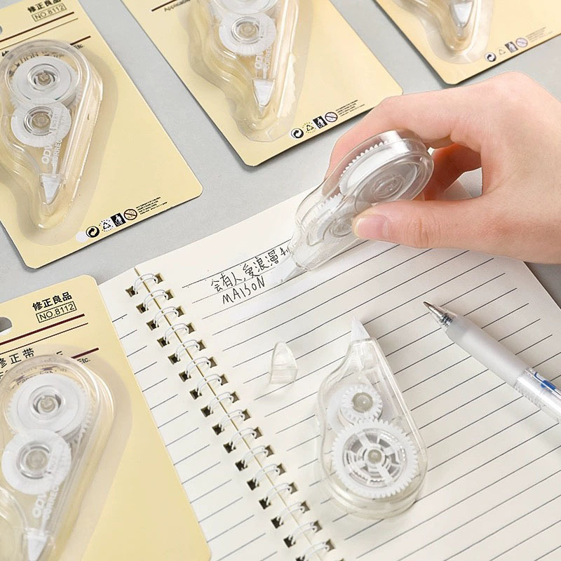 Box correction tape, large-capacity student stationery, high appearance level correction tape, simple and transparent error correction and correction tape wholesale details Picture