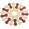 Round bamboo heat insulation mat, vegetable mat, anti-scald and heat-resistant clay pot mat, table mat, bowl mat, teacup mat, plate mat, 2 yuan Item Picture