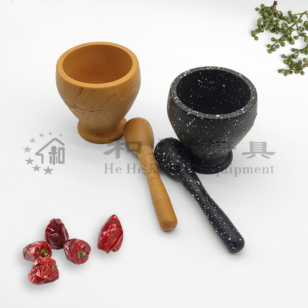 Medicine pot garlic crusher pepper crusher bowl crusher manual garlic crusher Crushed garlic mortar details Picture