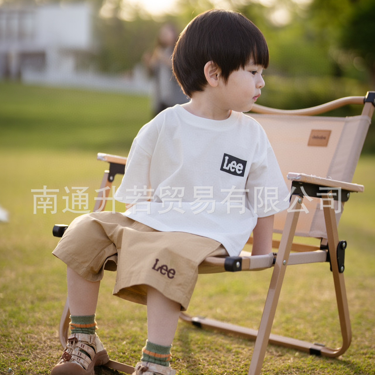 【 In Stock 】 New Japanese version Le* Classic four-color parent-child printed short-sleeved T-shirt for Summer 24 Specification image