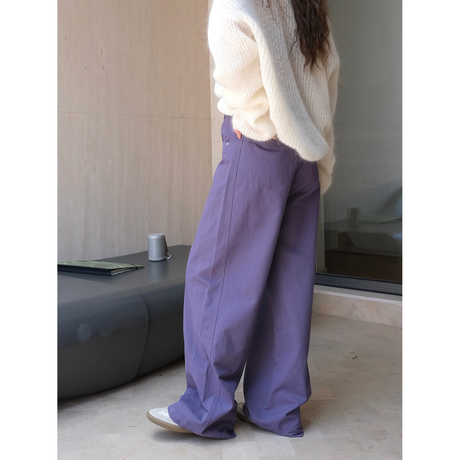 加绒裤妈妈直筒/女裤女高腰休闲/卫裤女秋款/裤子/卡通睡裤产品图