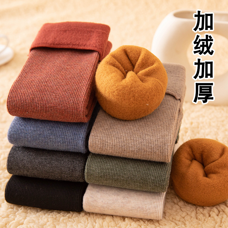 Socks woman winter fleece thickened snow socks heat storage pile socks couple tube socks moon floor socks