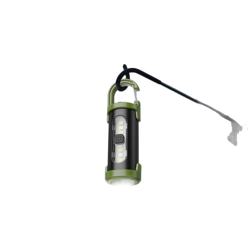 Best-selling multi-functional keychain light, outdoor portable mini emergency led work light, camping belt hook flashlight Item Picture