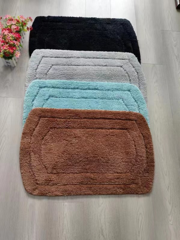 Factory direct sales, wholesale and export of bathroom and toilet door carpets, water-absorbing and anti-slip MATS, floor MATS and door MATS Specification image