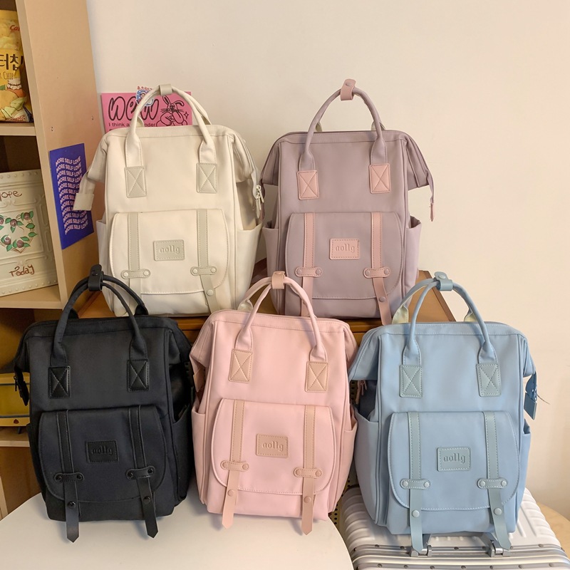 2024 New Fashion Large Backpack Anti-Splash Water Student Backpack Leisure Trend Backpack Wholesale