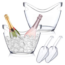 4 litre plastic ice bucket Ingots Ice bucket Champagne bucket Red wine bucket Portable ice bucket Ice bucket KYV bar