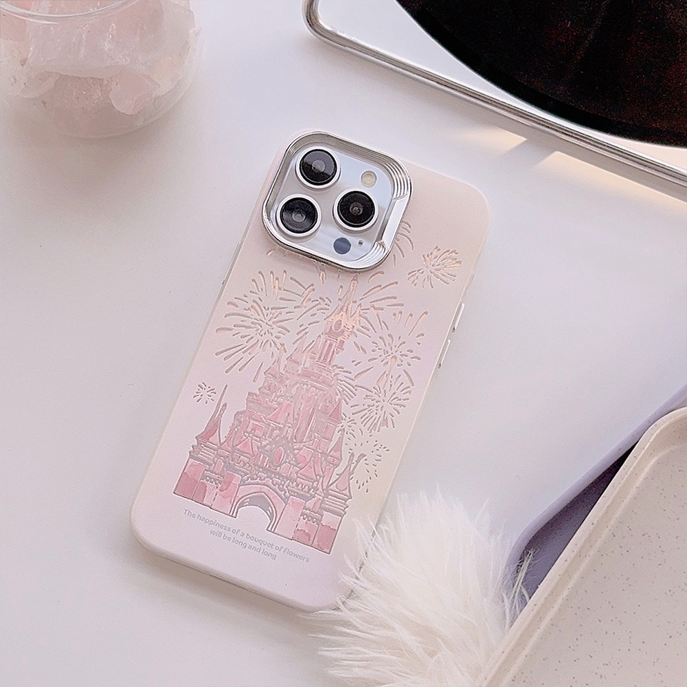 梦幻城堡烟花iphone15适用17Promax手机壳16苹果13镭射11华为硬14详情27