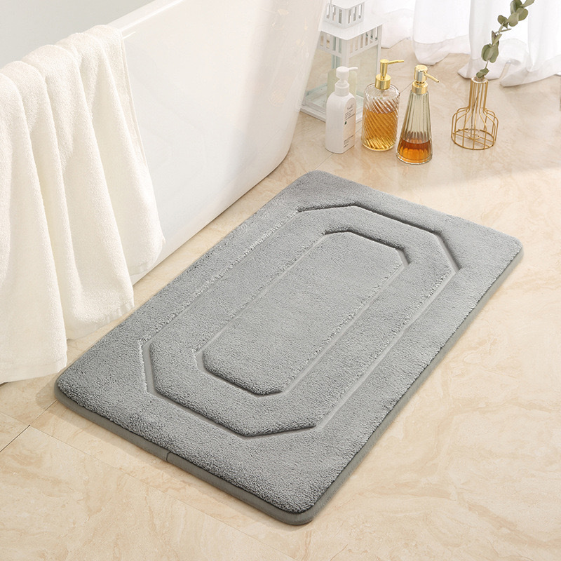 Factory direct sales, export wholesale, cross-border home floor MATS, door MATS, absorbent bathroom, thickened bathroom anti-slip MATS Specification image