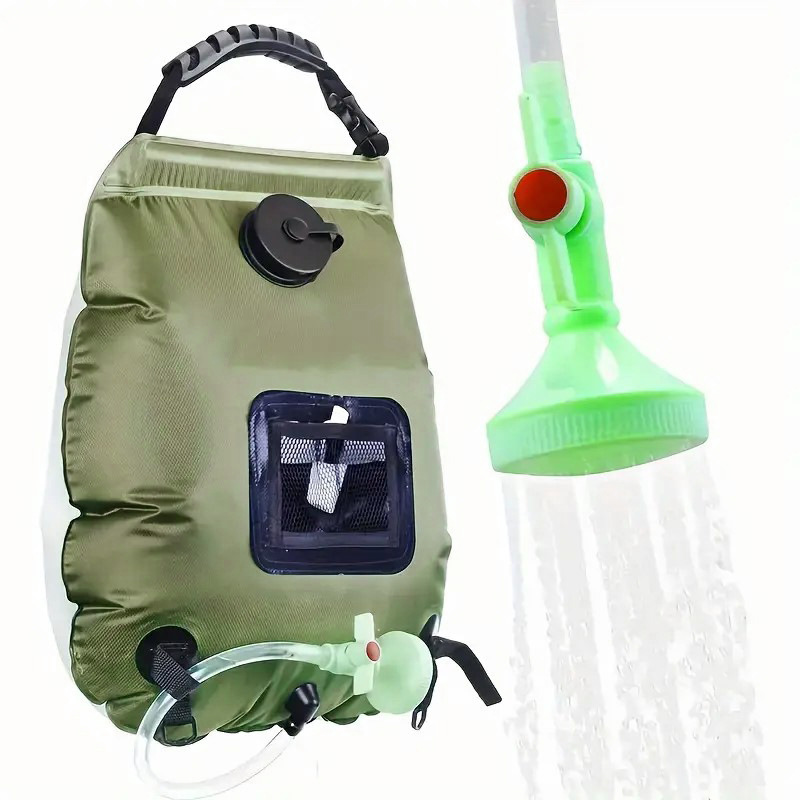 Outdoor camping bath bag, foldable solar hot water bag, 20L portable water storage bag for outdoor bathing and cooling Item Picture