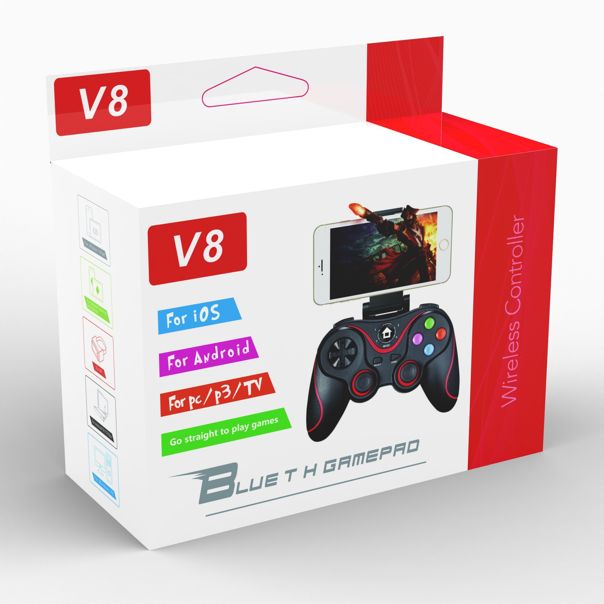 مقابض متعددة الأغراض لألعاب الهاتف V8 V13 X3 T3 WiOS P3 P4 Switch Item Picture