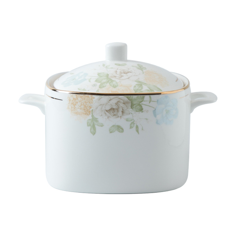 Dish Home Jingdezhen Light Luxury Bone China Tableware Set Ceramic Bowl Dish Dish Chopsticks Gift Wholesale Item Picture