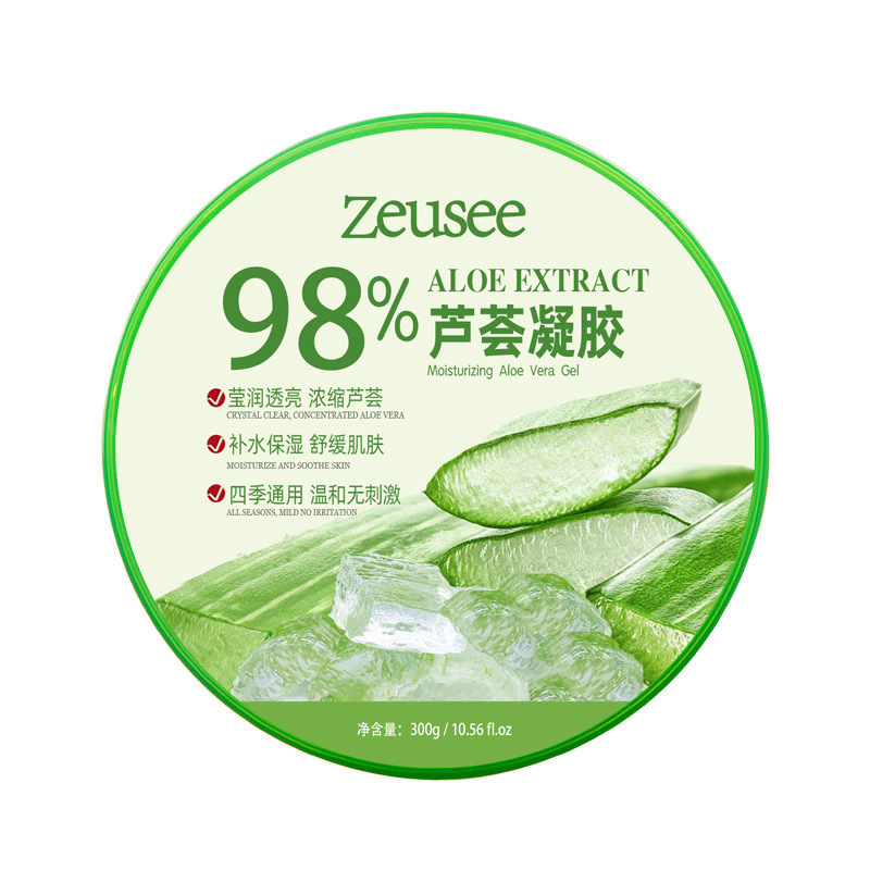 Wholesale of 300g aloe vera gel moisturizing and hydrating face cream, a popular skincare product for both men and women Item Picture