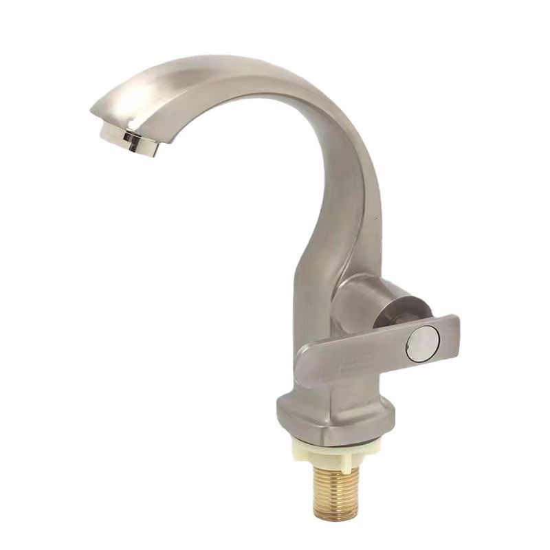 Wholesale bathroom washbasin faucets, household balcony bathroom cabinet faucets, side-opening single-cooling washbasin faucets Item Picture