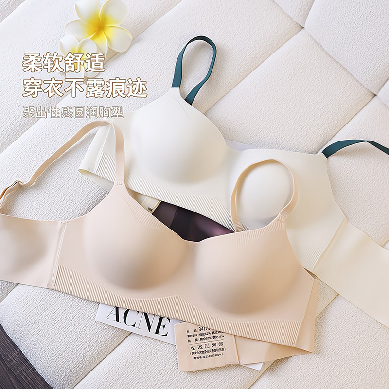Seamless lingerie for women, small breasts gather together, no steel rings, comfortable and skin-friendly, soft support bra, thin lingerie for women Application Scenario