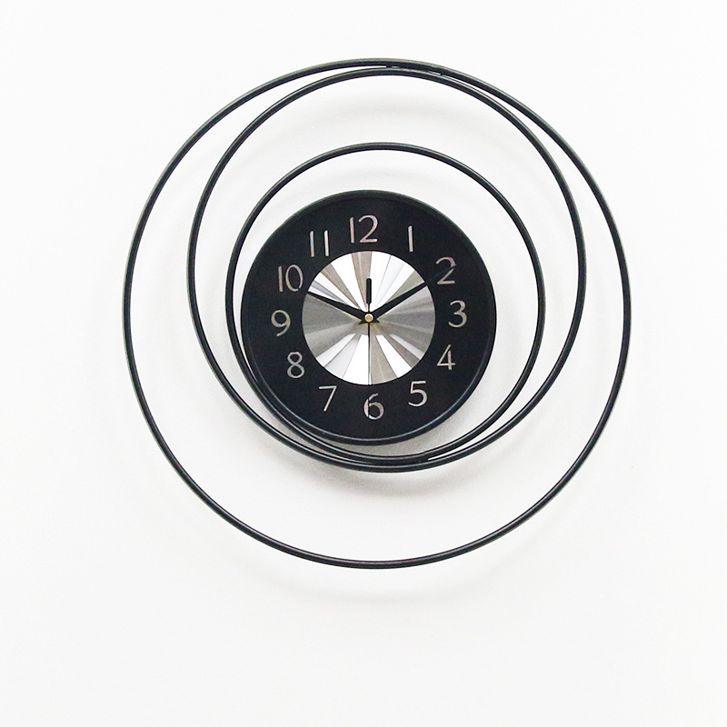 Modern Home Atmosphere Personality Creative Silent Wall Clock Wall Clock Fashion Art Living Room Bedroom Quartz Clock