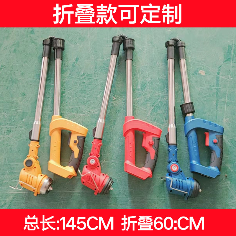 Hongyue Electric Mower Rechargeable Small Household Mower Handheld Mower Multi-Function Lithium Mower details Picture