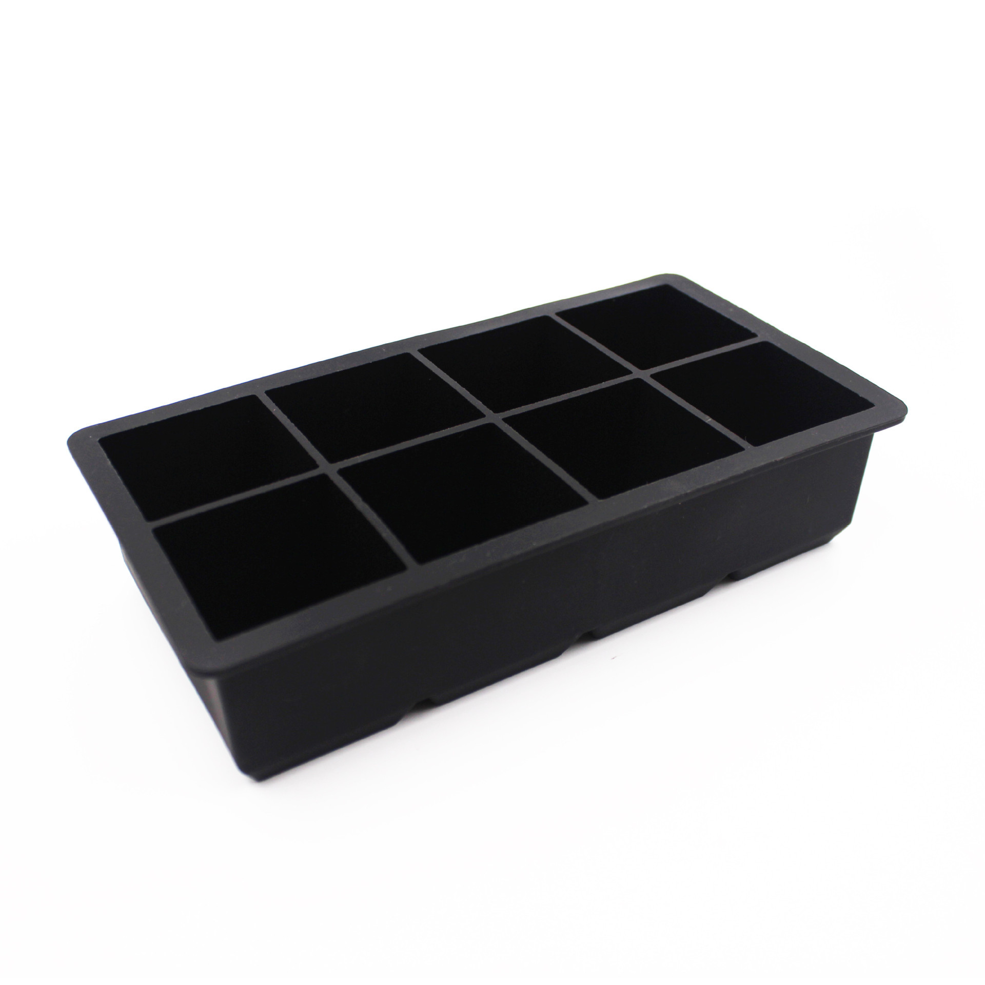 Silicone square ice cube tray