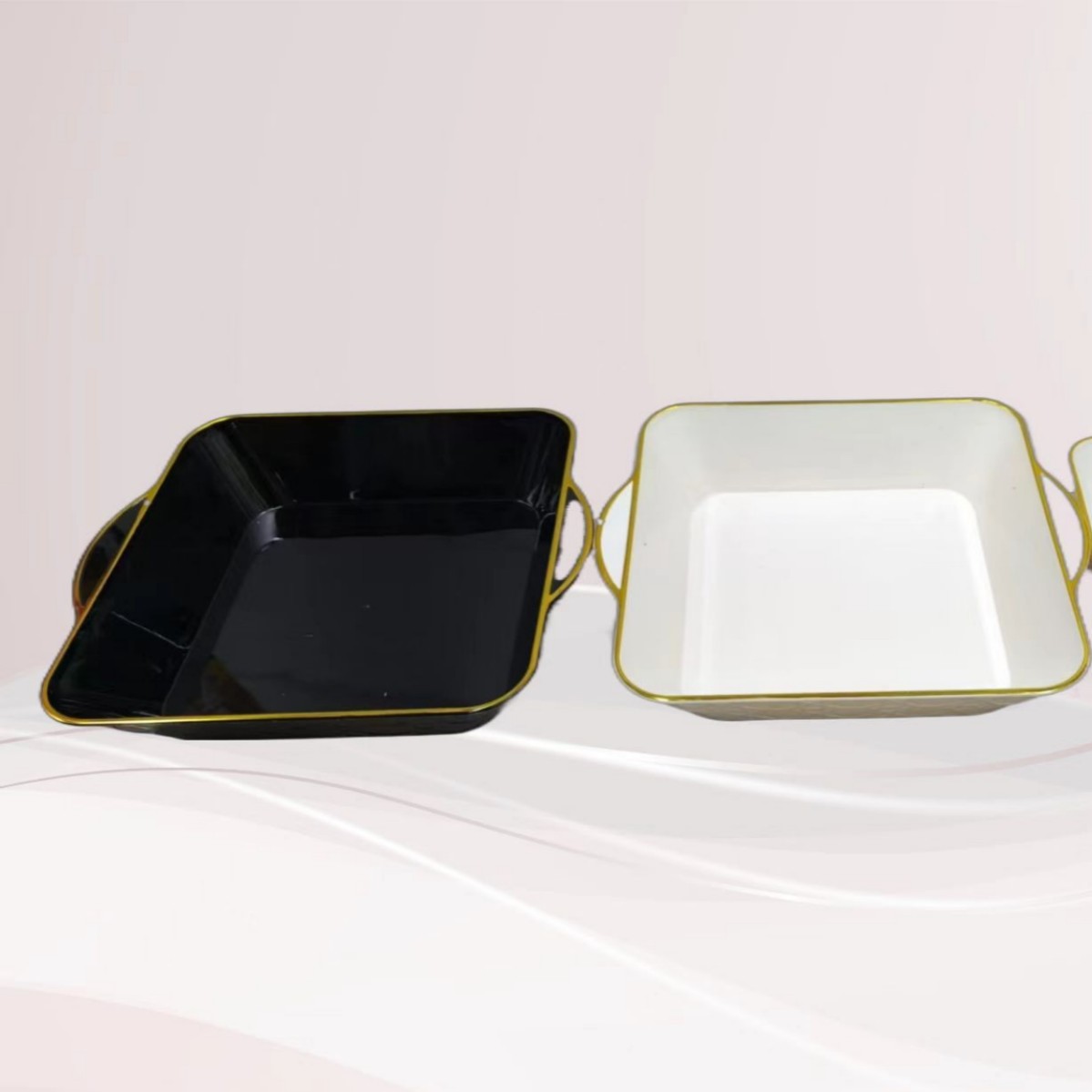 Wholesale popular fruit platters for home living rooms, coffee tables, pastries, candies and snacks, light luxury style, high appearance level fruit platters details Picture
