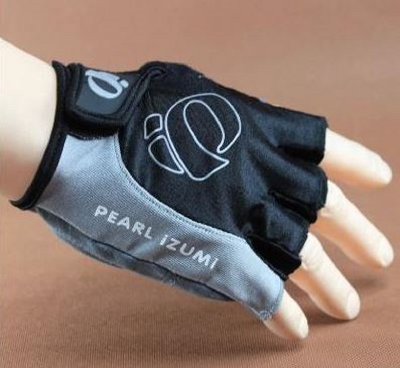 Wholesale una palabra metro medio dedo guantes bicicleta bicicleta de carretera guantes a prueba de choque ciclismo guantes de silicona de dedo corto details Picture