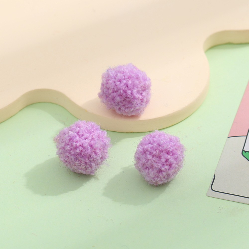 毛球/蕾丝球/水貂绒球球/毛球珠/毛绒玩具配件产品图