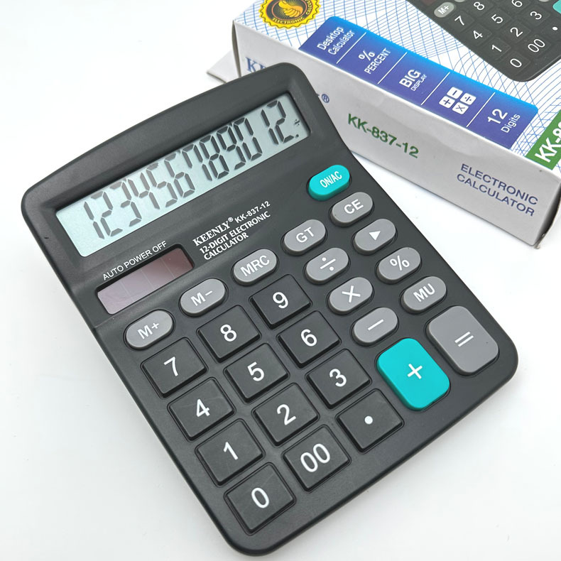 Direct sales from the manufacturer of 12-digit large-screen display and large-key calculator for financial office desktop computers