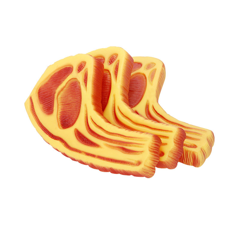 Vinyl sound big steak dog toy training puzzle teeth steak pet supplies wholesale Item Picture