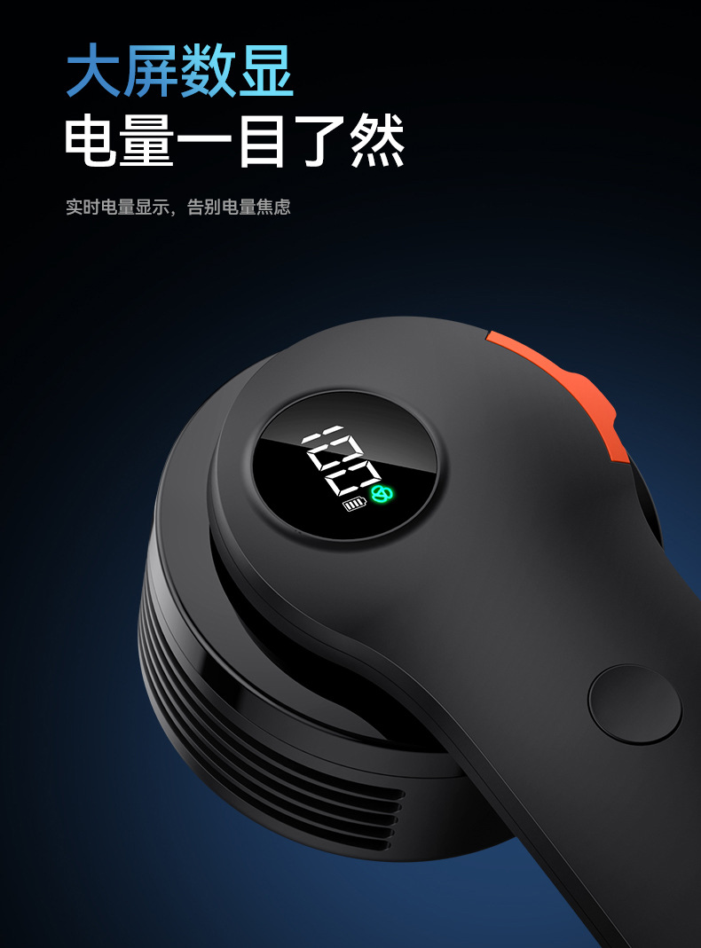 欧美跨境2025新款无叶挂脖风扇懒人静音便携式制冷数显户外小风扇详情15