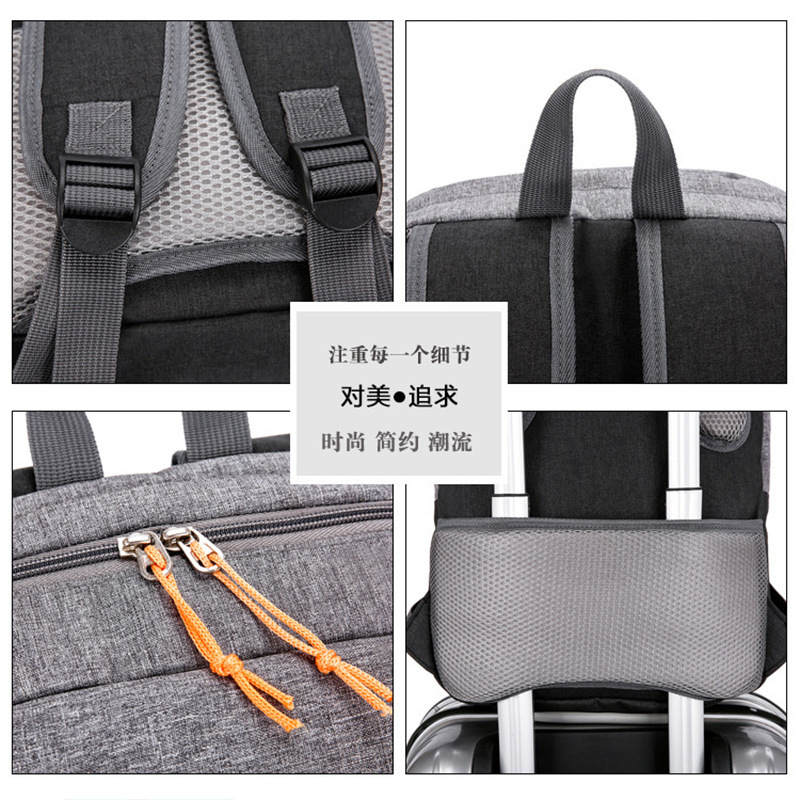 Business Casual Backpack 2023 New Trend Laptop Bag Lightweight Short-Haul Backpack Application Scenario