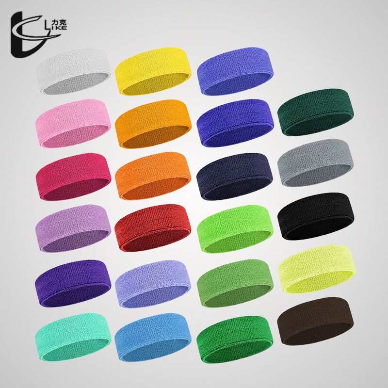 Customized sports headbands, sweat-wicking belts, fashionable running, fitness, yoga sweat-absorbing ribbons, headscarves, headbands, and embroidered headbands Specification image