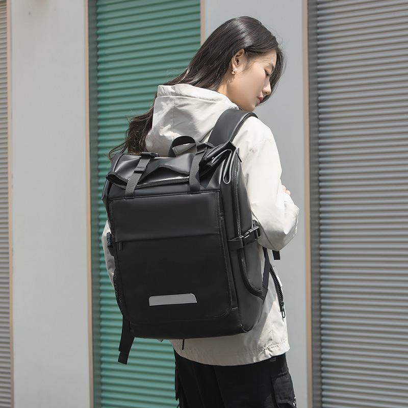 Men's Backpack New Business Large Capacity Computer Bag Multi-Functional Cross-Body Bag Portable Travel Backpack Specification drawing