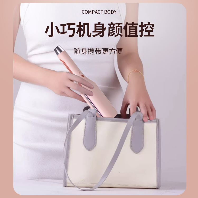 32mm egg-shaped curling iron, large wave V-shaped fluffy dormitory board, negative ion water ripple, hair-safe perming device Specification image