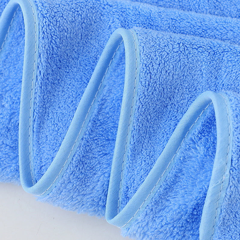 Net Red With Coral Velvet Thick Towel Bath Towel Set Plain Soft Absorbent Household Face Towel Wholesale details Picture