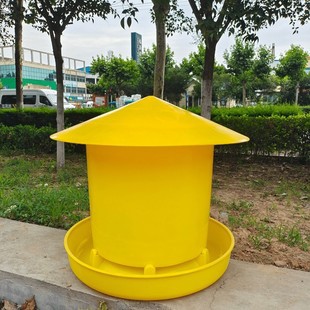 Large chicken feed bucket, 20kg, 40kg chicken feed trough, feed bucket, chicken feed trough, feed basin, chicken automatic feeder details Picture