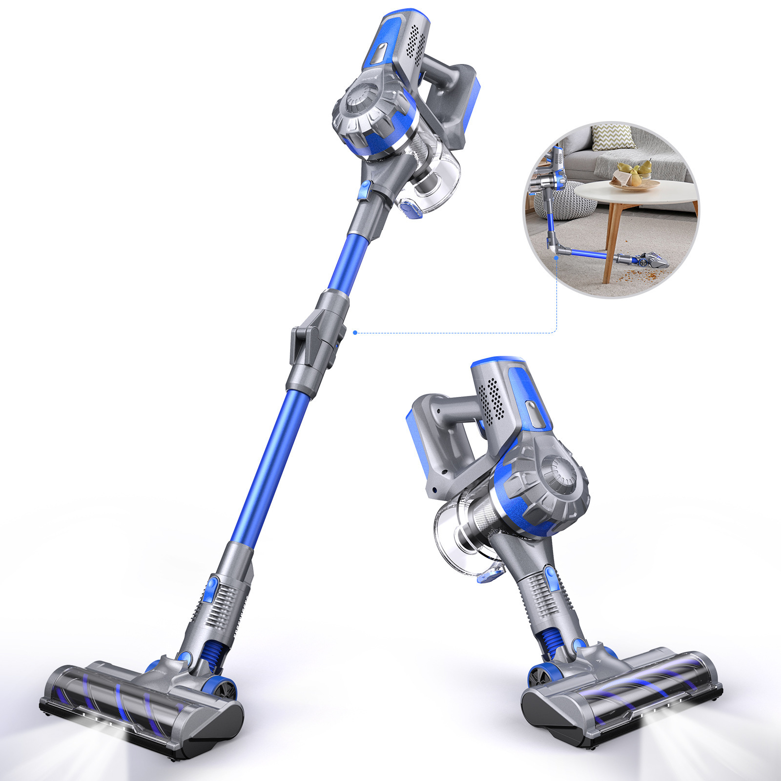 High suction power vacuum cleaner, rechargeable small dust collector, wireless household high-power handheld vacuum cleaner, wireless Item Picture