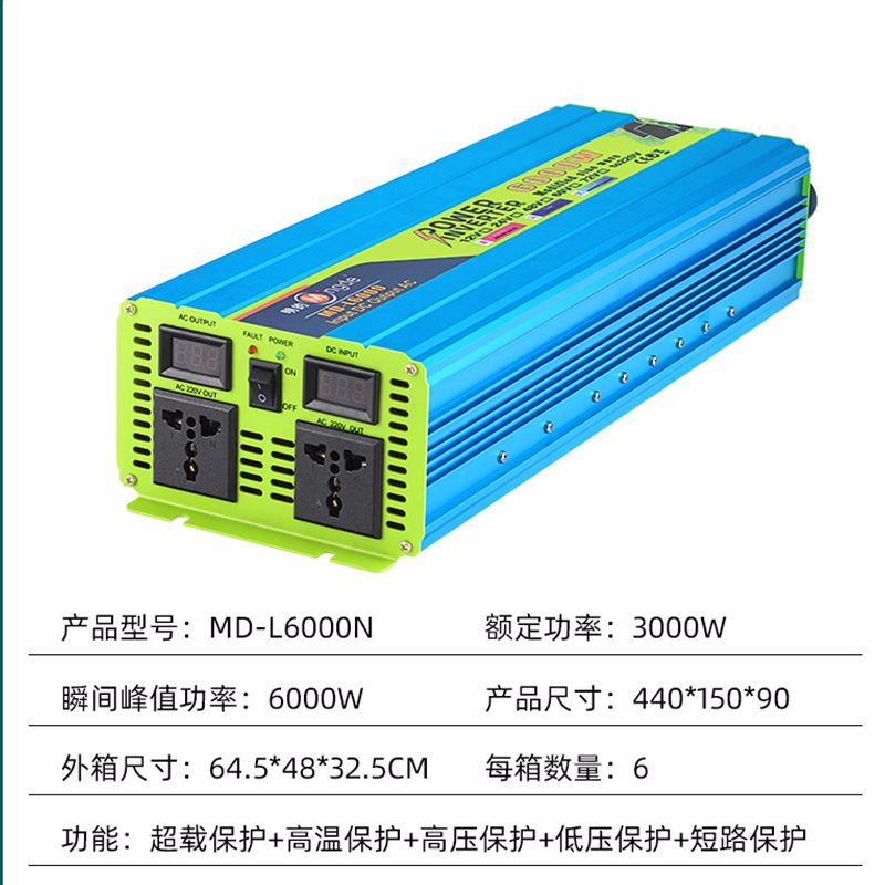 Ming's 6000W general-purpose voltage off-grid modified wave inverter for outdoor emergency energy storage with tea by the fire Application Scenario