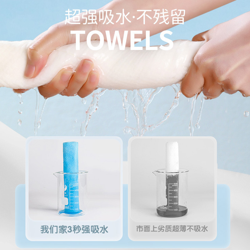 High quality dopamine disposable compressed towels travel pure cotton thickened and Maillard individually packaged wholesale Specification drawing