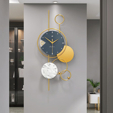 轻奢钟表客厅现代简约装饰挂钟挂墙艺术创意钟表北欧时尚静音挂表