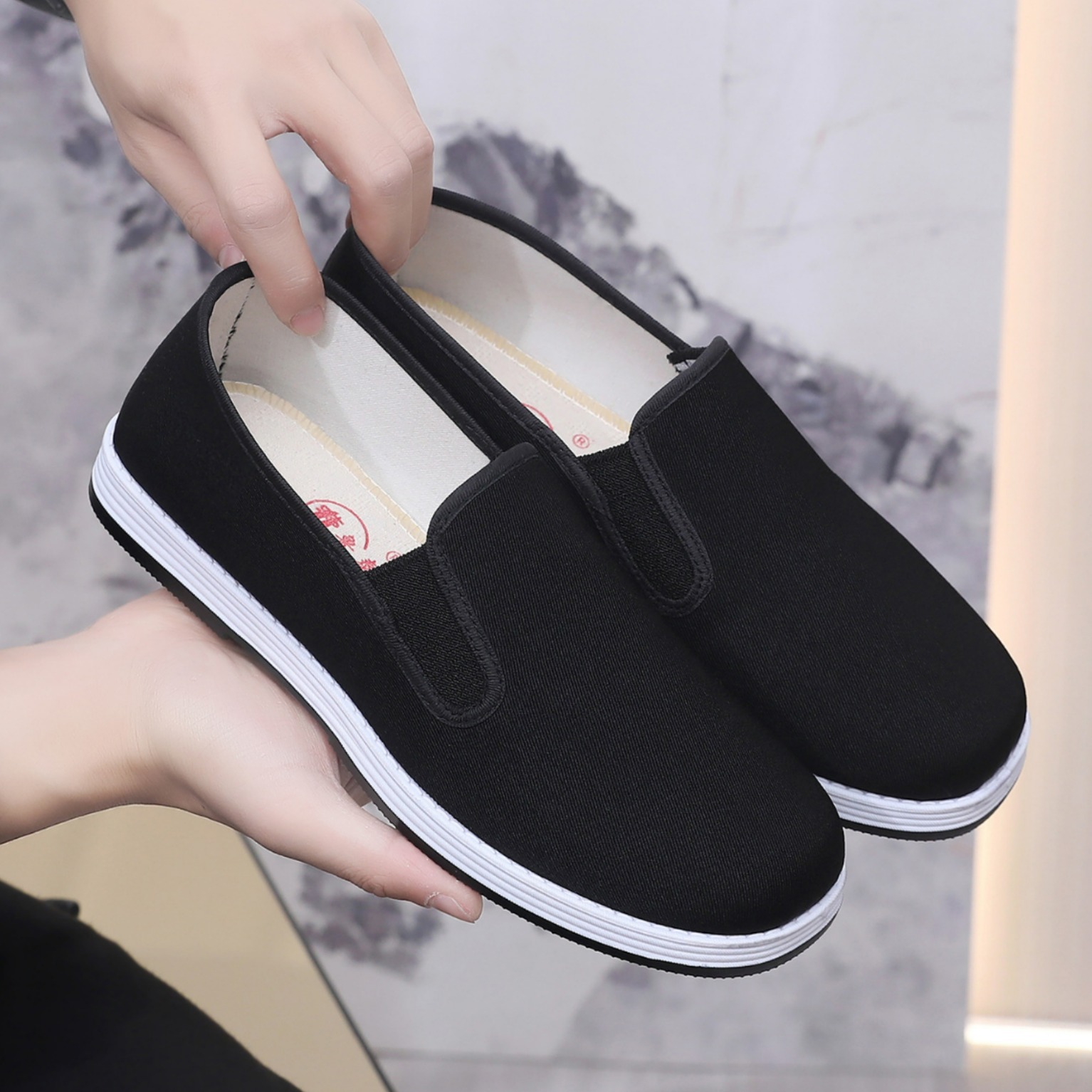 布鞋/老北京布鞋/莆田鞋/牛皮鞋男士夏季潮流/LOWA作战军靴产品图