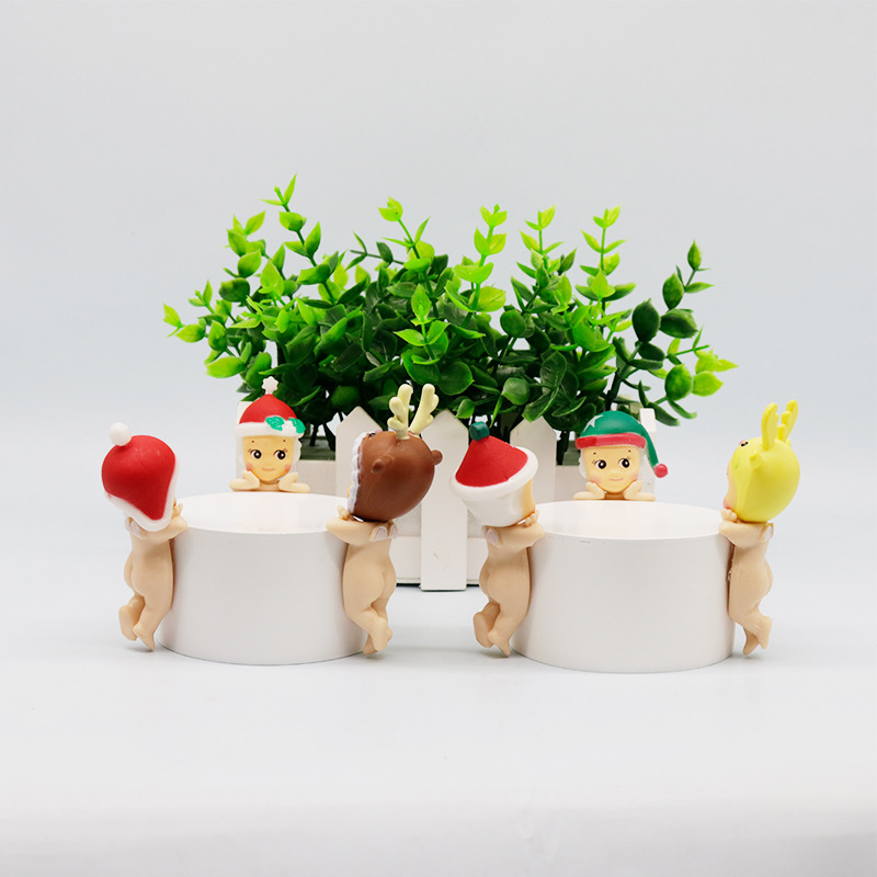 Cross border stock face Christmas party SA Angel set car blind box girl gift handwork Specification drawing