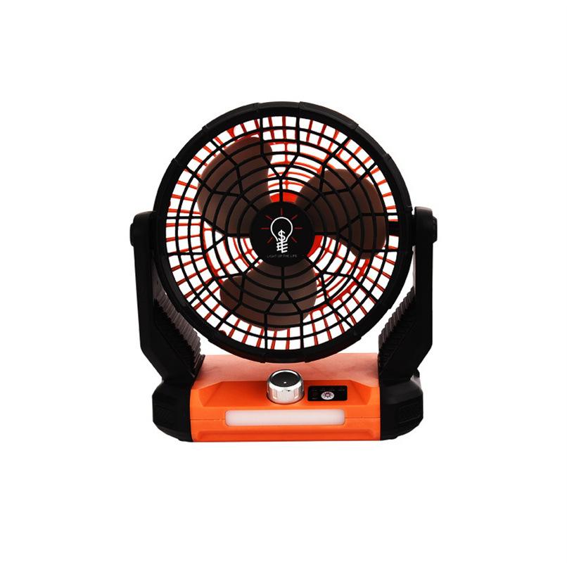 Portable travel solar fan lamp, multi-functional mobile electric fan, outdoor camping mini fan lamp Item Picture