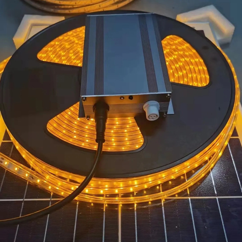 太阳能灯带花白底实物图