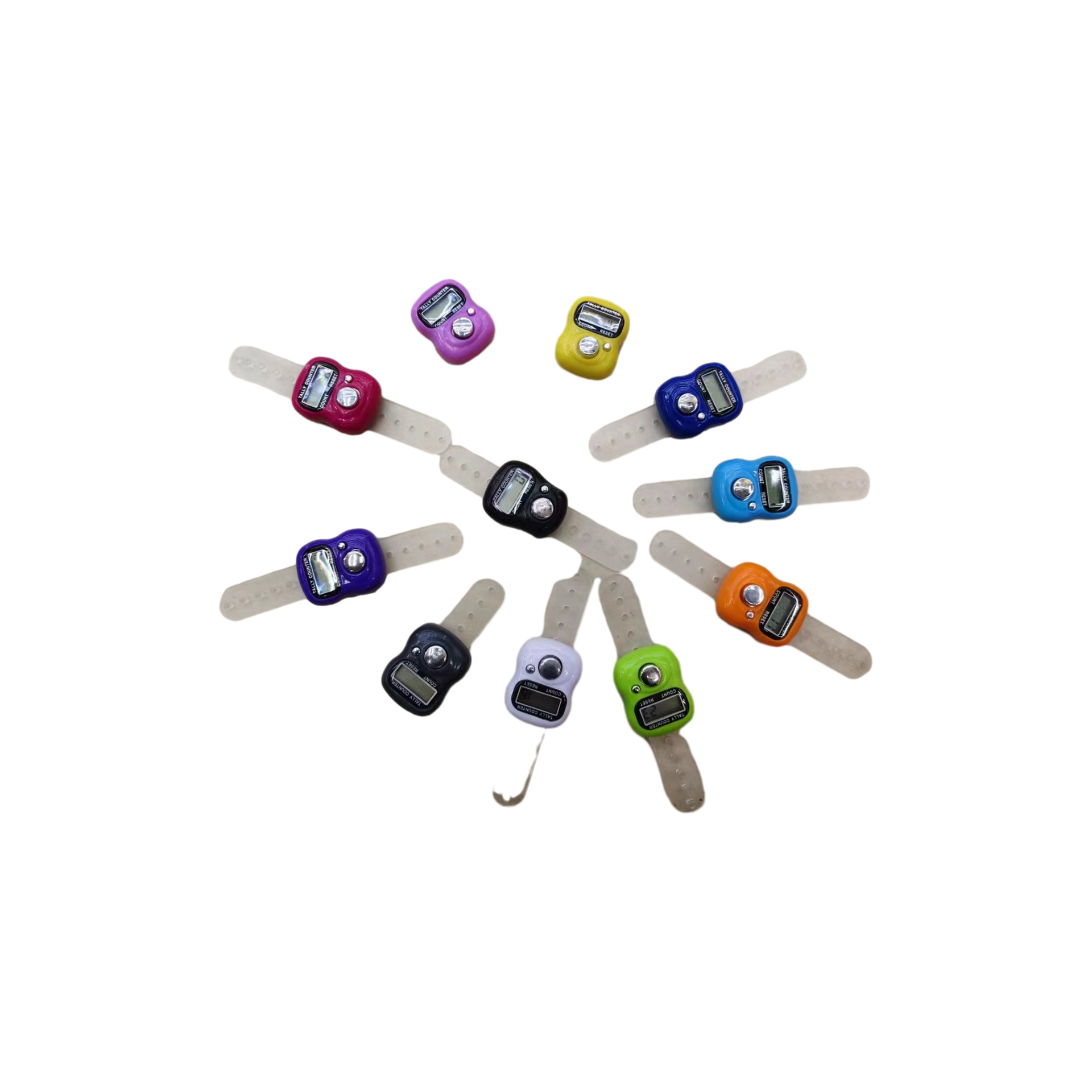 Finger 1012 counter, electronic key counter, mini portable ring counter, manual counting wonder Item Picture