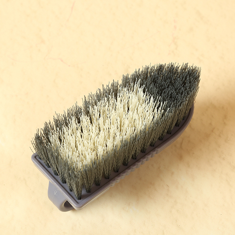 Simple soft hair washing shoe brush solid color laundry brush floor brush shoe brush Household plastic cleaning brush factory wholesale 0436 Specification drawing